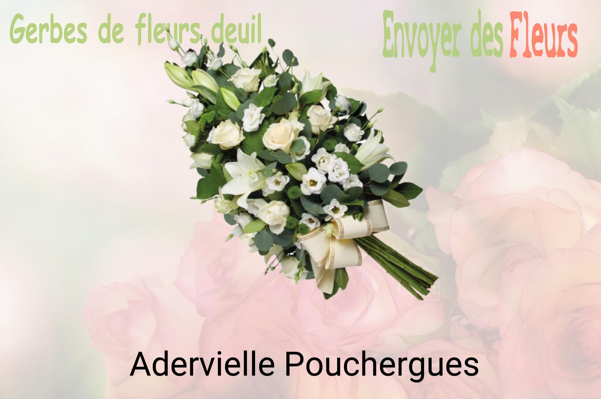 Gerbe de fleurs de deuil livrée à Adervielle-Pouchergues